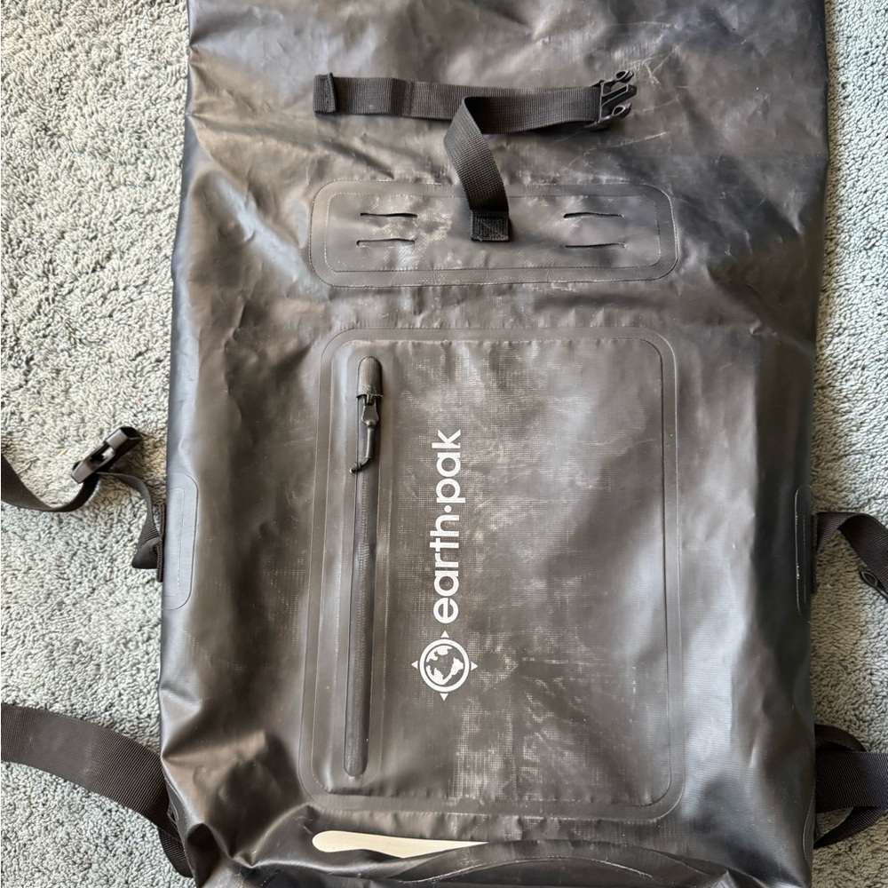 Black Waterproof 35L Earth Pak Backpack